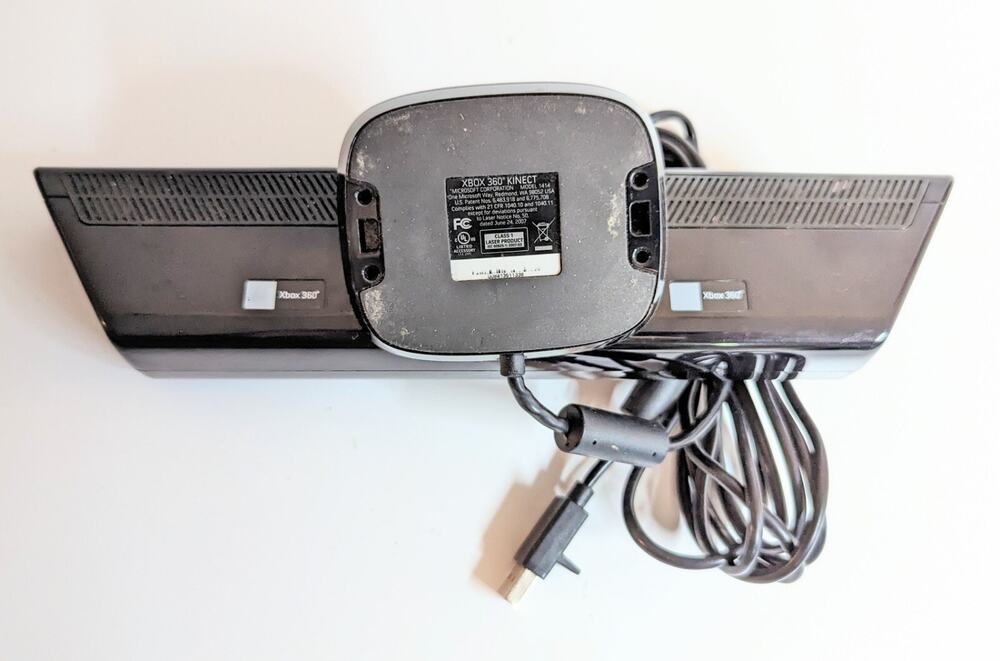 Genuine Microsoft XBOX 360 Kinect Sensor Bar Model 1414 Black Free Shipping